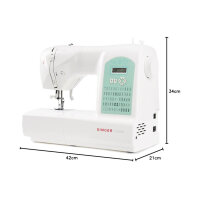 SINGER Starlet 6660, automatic sewing machine, electric, versatile stitch options, user-friendly, compact and lightweight.