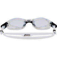 Zoggs Spectra Schwimmbrille, Clear Black Clear, Schwimmbrille, Anti-Beschlag, UV-Schutz, verstellbare Nasenbrücke.
