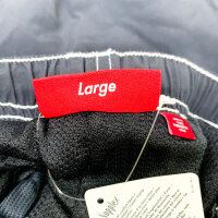 Supreme Spellout Jogginghose, SS25, schwarz, Gr. L, mit Stickerei, lässiger Schnitt, hochwertiger Stoff.
