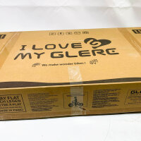 Glerc Bubble 16 Zoll Kinderfahrrad, für 5-8 Jahre, grün, mit Korbstabilisatoren und Gepäckträger, ideal für Jungen und Mädchen.