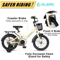 Glerc Bubble 14 inch childrens bike, beige, for ages 3-6,...