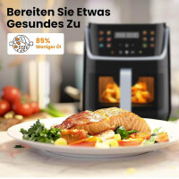 G12 Ultra, Hot Air Fryer XL 8.5L, Air Fryer, 1785W, LED touchscreen, viewing window, 12 functions, dishwasher-safe baskets.