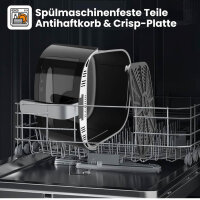 G12 Ultra, Hot Air Fryer XL 8.5L, Air Fryer, 1785W, LED touchscreen, viewing window, 12 functions, dishwasher-safe baskets.