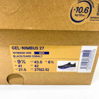ASICS Herren Gel-Nimbus 27, Laufschuhe, Größe 43.5, atmungsaktiv, dämpfend, ideal für Langstreckenläufe.