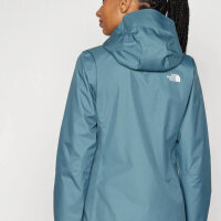 The North Face QUEST JACKET, rain jacket, water-repellent, size M, blue, ideal for outdoor activities.