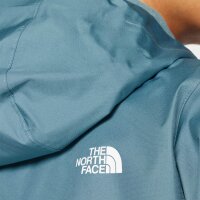 The North Face QUEST JACKET, rain jacket, water-repellent, size M, blue, ideal for outdoor activities.
