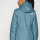 The North Face QUEST JACKET, rain jacket, water-repellent, size M, blue, ideal for outdoor activities.