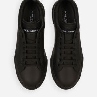 Dolce & Gabbana Portofino sneakers, size 45, calf nappa leather, elegant design, comfortable fit.