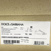 Dolce & Gabbana Portofino sneakers, size 45, calf nappa leather, elegant design, comfortable fit.