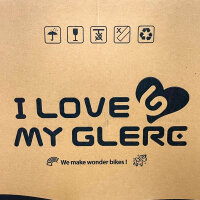 Glerc Bubble 12 Zoll Kinderfahrrad, für 1-4 Jahre, mit Korb, Stabilisatoren, Gepäckträger, rosa.