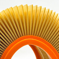 Kärcher NT 65/2, NT 72/2, NT 72/2 Eco, Flachfaltenfilter, Innen, 2x Staubsaugerfilter, hohe Filtrationseffizienz.