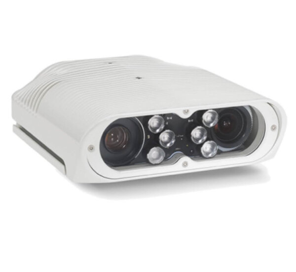 Genetec SharpV LPR camera au-v-ws850-lc-g3-000, PoE 43-57V, 0.9A, DC 24V, 1.7A, high-resolution license plate recognition.