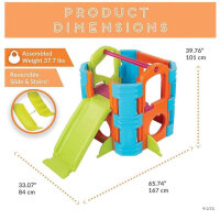 FEBER playground, activity center, toy slide, for...