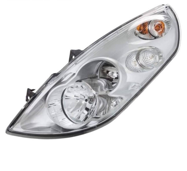 HELLA 1ER 010 117-191 halogen headlight, Renault Master III chassis, ECE, right-hand traffic, left, robust and durable.