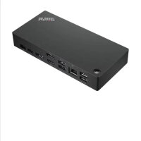 Lenovo ThinkPad Universal USB-C Dock, 135W power adapter, docking station, versatile connectivity, ideal for laptops.