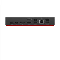 Lenovo ThinkPad Universal USB-C Dock, 135W power adapter, docking station, versatile connectivity, ideal for laptops.
