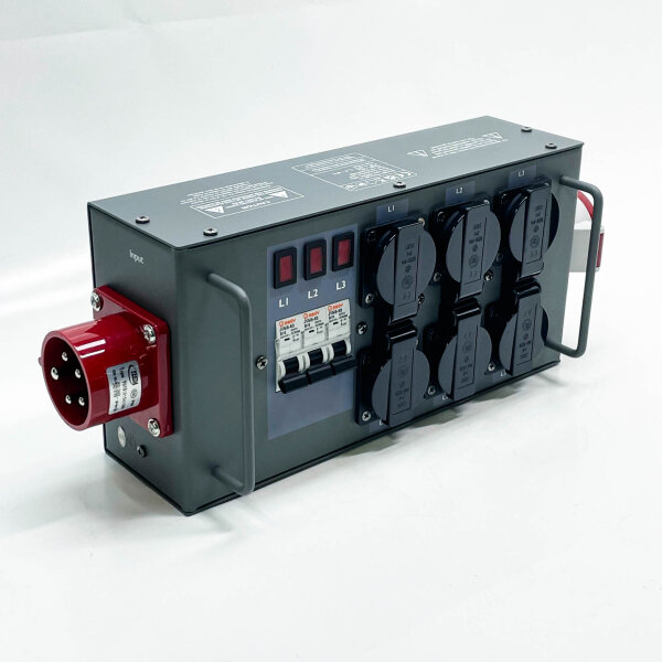 YEEDA Split-Power Y615, 16 split, fuses, compact power distribution, ideal for households and businesses.