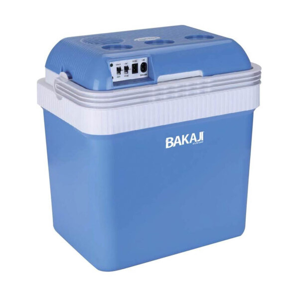 Kühlbox elektrisch 24L, Mini-Kühlschrank, 230 V & 12 V, ideal für Auto, kompakt, energieeffizient, vielseitig einsetzbar.