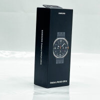 Samsung Galaxy Watch Ultra, 47 mm, Smartwatch, 1.5" AMOLED, 480x480, 4G, GPS, WLAN, silber, orange Band.