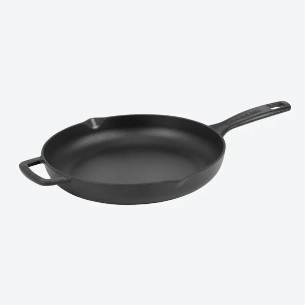 Combekk Skillet, 26cm, Pfanne, Schwarz – Hochwertige Gusseisen-Konstruktion, gleichmäßige Wärmeverteilung, induktionsgeeignet.