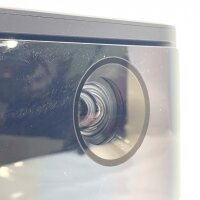 Dangbei Mars Pro, 4K laser projector, Ultra HD, 3840 x 2160, with scratches, impressive image quality, compact design.