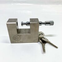 Serrature security padlock 84x69mm, 3 keys, robust, ideal...