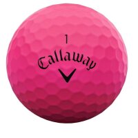 Callaway Golf Supersoft, golf ball, pink, soft surface, long distance, ideal for beginners and recreational players.