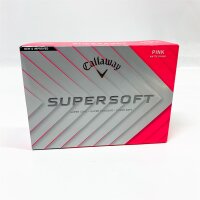 Callaway Golf Supersoft, golf ball, pink, soft surface, long distance, ideal for beginners and recreational players.