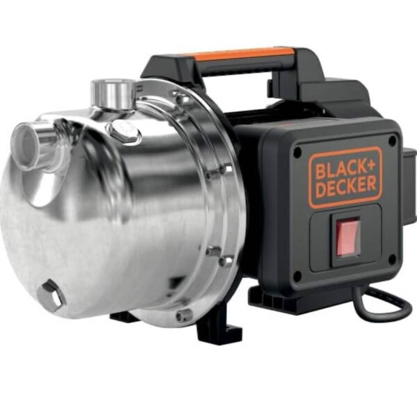 BLACK+DECKER BXGP800XE Pumpe, Klarwasser, 800 W, 3500 l/h, 38 m Förderhöhe, selbstansaugend.