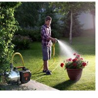 BLACK+DECKER BXGP800XE Pumpe, Klarwasser, 800 W, 3500 l/h, 38 m Förderhöhe, selbstansaugend.