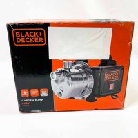 BLACK+DECKER BXGP800XE Pumpe, Klarwasser, 800 W, 3500 l/h, 38 m Förderhöhe, selbstansaugend.