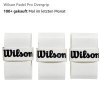 Wilson Unisex Padel Pro Overgrip, Padel-Zubehör,...