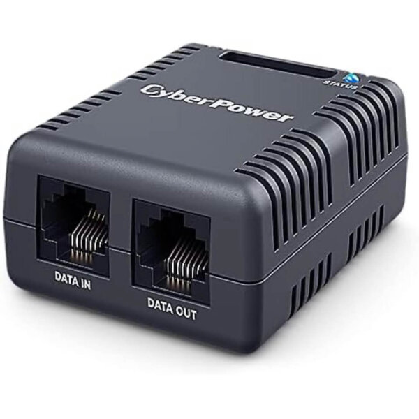 CyberPower SNEV001, environmental sensor, RJ45 x 2, 4 input contacts, measures temperature and humidity, compatible with RMCARD205/400.
