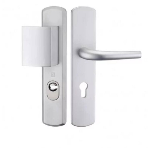 Heracles Salomé, F1, Sicherheits-Türgriff, eloxiertes Silber, robust, elegantes Design, einfache Montage, langlebig.