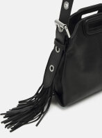 Miss M Mini, smooth leather bag, compact, elegant, versatile, perfect accessory for any occasion.
