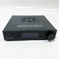 Mytek Brooklyn Bridge, Streamer/DAC/Preamplifier, Black, small scratch on the casing, versatile connection options.