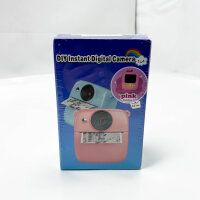 Kinderkamera, 48MP Sofortbildkamera, Digitalkamera, 1080P, 32GB Karte, Druckpapier, Geschenke für 3-12 Jahre (Rosa)