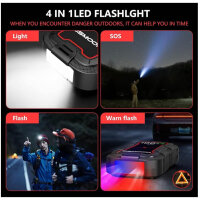 Bsmoom 12V Starthilfe 6000A – Powerbank mit LED, LCD, für Benzin & 10.0L Diesel, kompakt und leistungsstark.