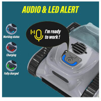 Seauto Seal SE, robotic pool cleaner, vacuum, intelligent path planning, 150 min runtime, wireless, for pools up to 2150 m².