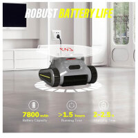 Seauto Seal SE, robotic pool cleaner, vacuum, intelligent path planning, 150 min runtime, wireless, for pools up to 2150 m².