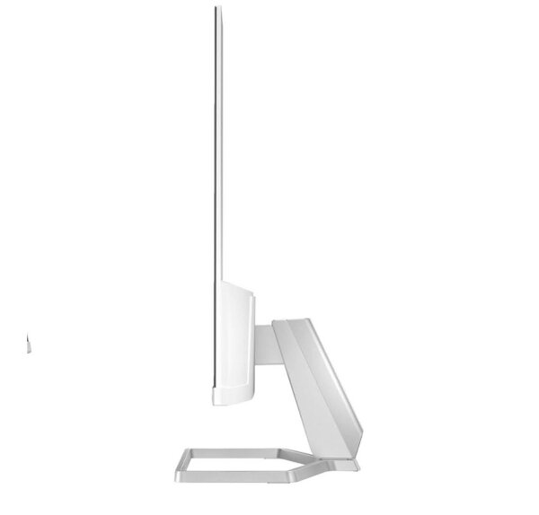 HP Series 5 524sw, FHD IPS Monitor, 23,8 Zoll, 100Hz, 1920x1080, 1500:1, 99% sRGB, HDMI, nachhaltig, Neigung -5 bis +25°, Weiß-Silber.