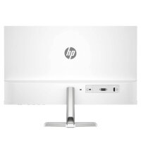 HP Series 5 524sw, FHD IPS Monitor, 23,8 Zoll, 100Hz, 1920x1080, 1500:1, 99% sRGB, HDMI, nachhaltig, Neigung -5 bis +25°, Weiß-Silber.