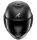 SHARK OXO DARK SHADOW Modular Helmet, Matte Black, Titanium A08, Size M, Removable Inner Lining, Integrated Sun Visor.