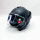 SHARK OXO DARK SHADOW Modular Helmet, Matte Black, Titanium A08, Size M, Removable Inner Lining, Integrated Sun Visor.