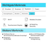 HP OfficeJet Pro 9720e, A3 multifunction printer, print, scan, copy, fax, Wi-Fi, duplex, 3 months HP Instant Ink.