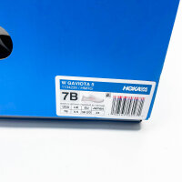 HOKA Gaviota 5, womens running shoe, road, Harbor mist/rose gold, size 38 2/3, optimal comfort and stability.