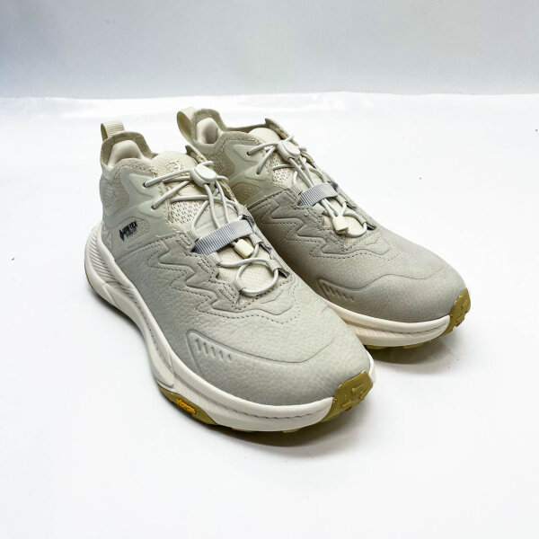 HOKA Transport Chukka GTX, Laufschuh, Beige, Damen, Größe 39 1/3, wasserdicht, bequem, ideal für Straßenläufe.
