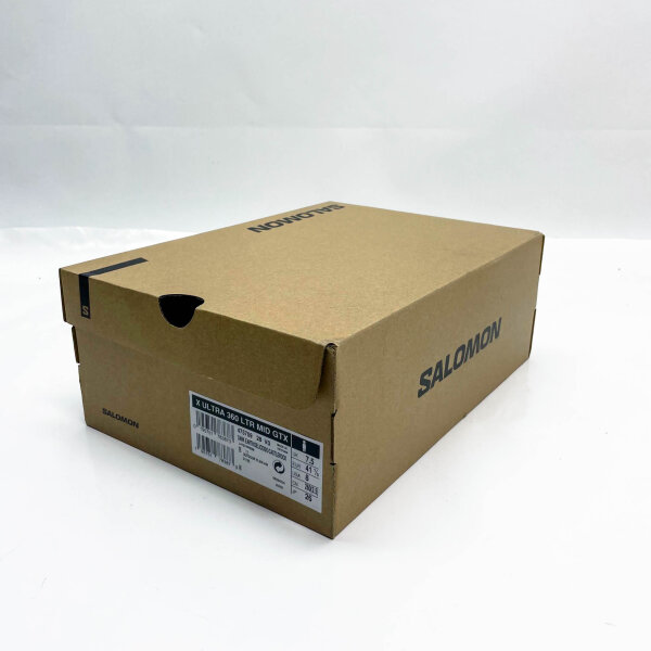 Salomon Mens X Ultra 360, Model: N/A, Hiking shoe, Gore-Tex, Leather, Brown, Size 41 1/3, optimal support and comfort.