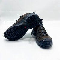 Salomon Herren X Ultra 360 Mid GTX, Wanderschuh, wasserdicht, Leder, Größe 42, braun, optimal für Trails.