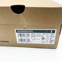 Salomon Outpath GTX Herren Laufschuh, Grau, Größe 41 1/3, wasserdicht, atmungsaktiv, ideal für Trailrunning.